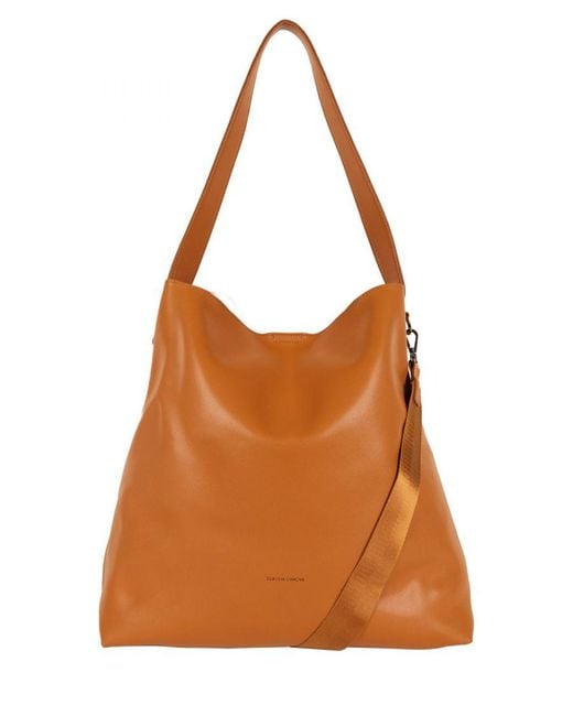 Claudia Canova Brown Mono Tote Bag