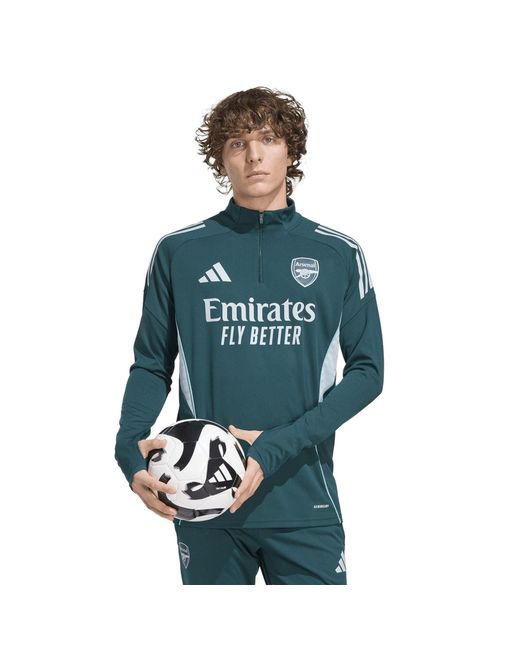 Adidas Green Arsenal Tiro 25 Competition Training Top for men