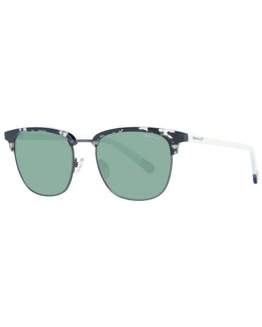 Gant Green Round Sunglasses With 100% Uva & Uvb Protection for men