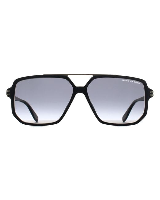 Marc Jacobs Black Aviator Dark Gradient 417/S for men