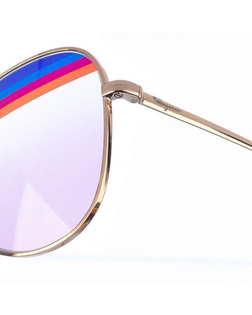 Ferragamo Blue Sf172S Sunglasses