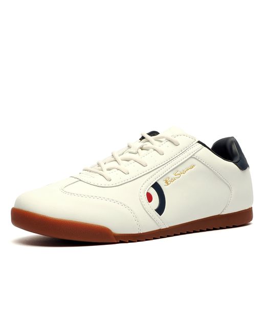 Ben Sherman Black Original Target Memory Foam Trainers for men
