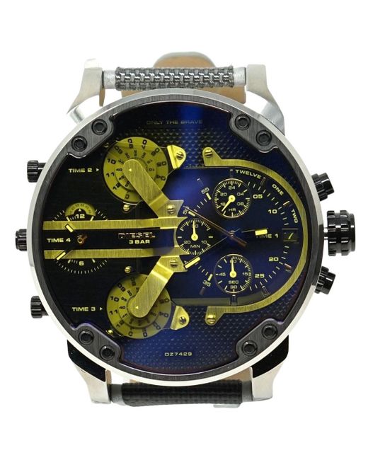 DIESEL Metallic Mr Daddy 2.0 Quartz Silver Watch for men