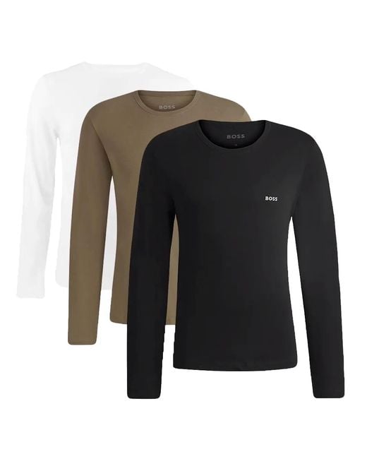 Boss Black T-Shirt Pack X3 Rn Classic for men