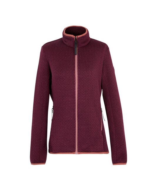 Regatta Purple Ladies Elzie Full Zip Fleece Jacket (Dark Pimento/Burgundy)