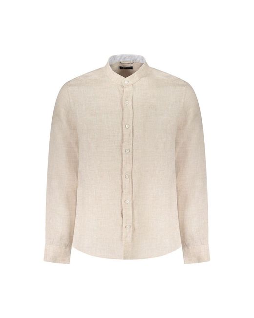 North Sails Natural Linen Casual Shirt for men