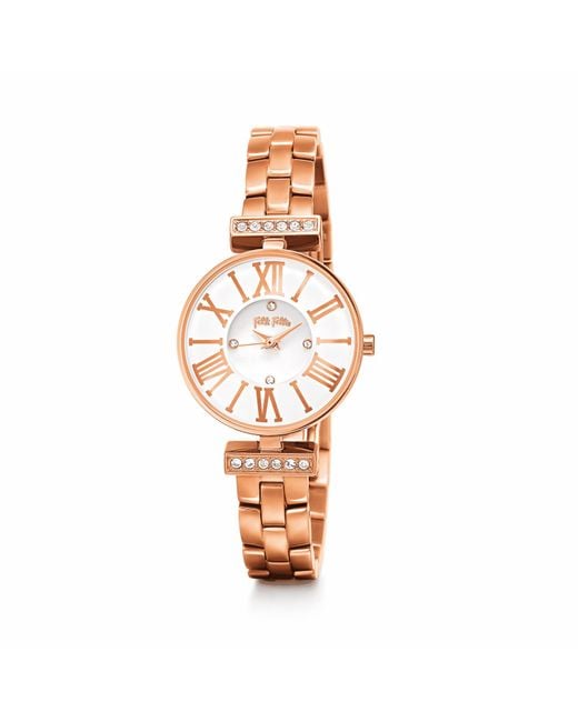 Folli Follie Metallic Damenuhr Quartz Rosegold