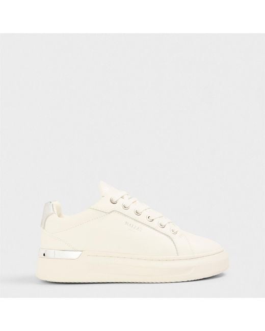 Mallet White Grftr Lite Low Top Trainers