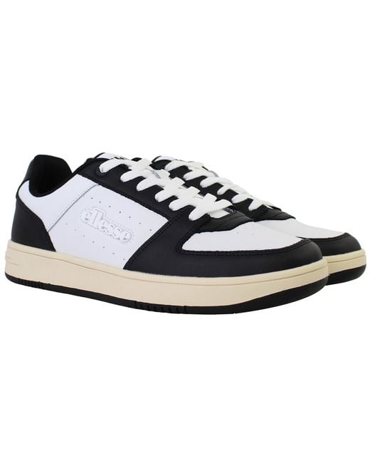 Ellesse White Panaro Cupsole Trainers for men