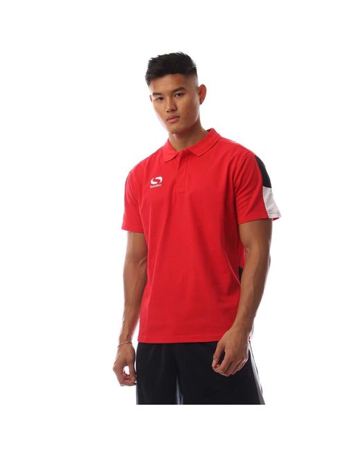 Sondico Venata Collared Neck Short Sleeve Polo T-Shirt for men