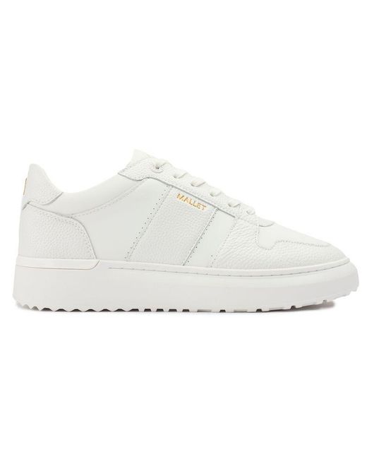 Mallet White Hoxton Trainers for men