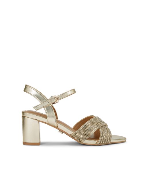 Carvela Kurt Geiger Metallic Divine Block Sandals
