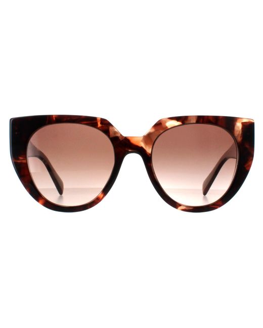 Prada Brown Cat Eye Caramel Tortoise And Powder Gradient Pr14Ws