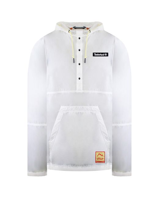 Timberland White Super Lightweight Jacket Nylon for men