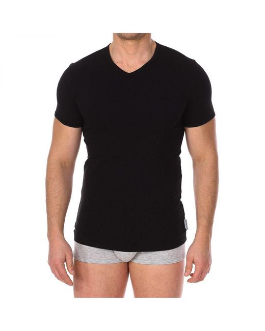 Bikkembergs Pak 2 Essentiële T-shirts In in het Black voor heren