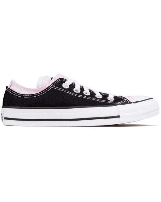 Converse Black All Star Double Upper Ox Trainers