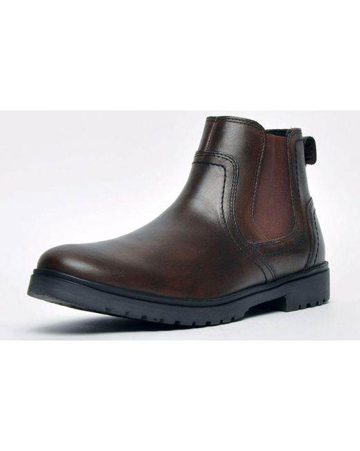 Red Tape Brown Oaktrak Beck Leather By for men