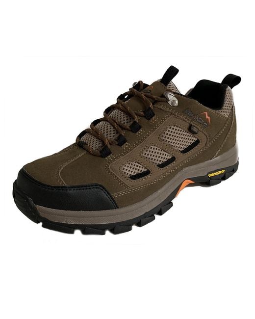 Peter Storm Brown Camborne Waterproof Walking & Hiking Low Shoes With Stormgrip Outsole for men