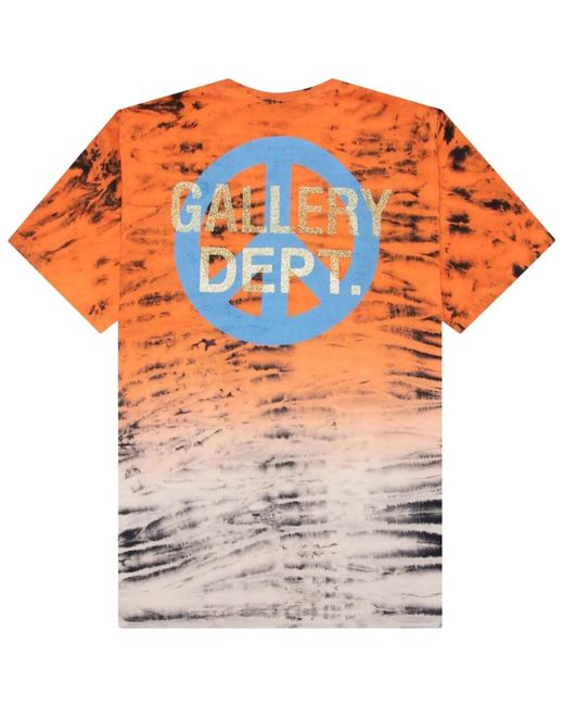 GALLERY DEPT. Orange Miami Beach Tee Tie Dye Top for men