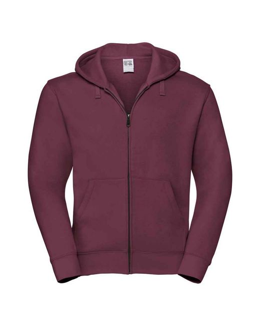 Russell Purple Authentic Hooded Sweatshirt for men
