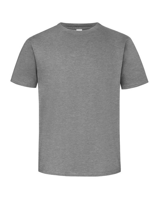 Russell Gray Classic Combed Cotton Heavyweight T-Shirt (Sport Heather) for men