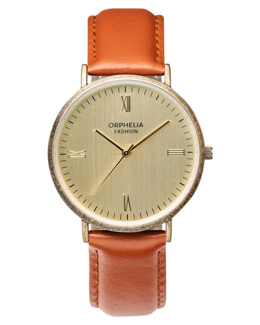 Orphelia Brown Fashion Alium Watch Of761803 Leather for men