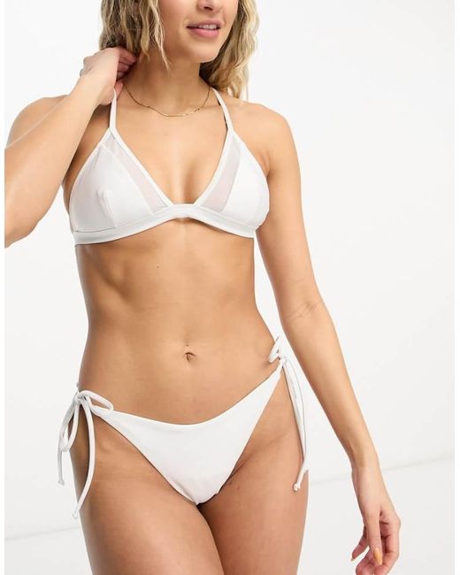 Hunkemöller Natural Hunkemoller Belize Mesh Triangle Bikini Top