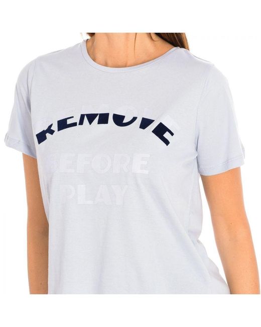 ELEVEN PARIS Gray Etessa 17F2Ts14 Short Sleeve T-Shirt