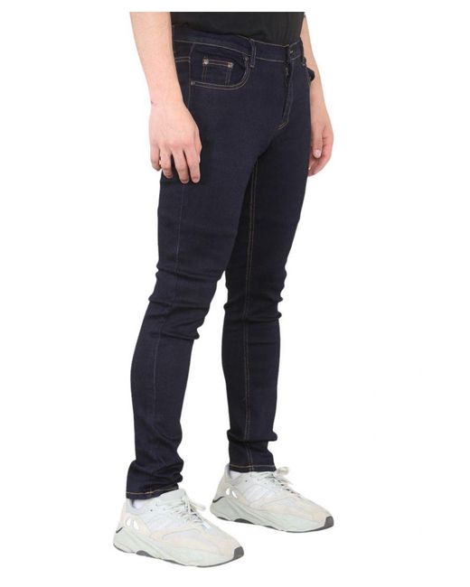 MYT Blue Skinny Fit Jeans Stretch Denim for men