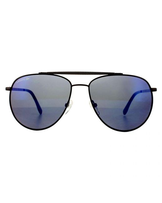Lacoste Blue Aviator Sunglasses Metal for men