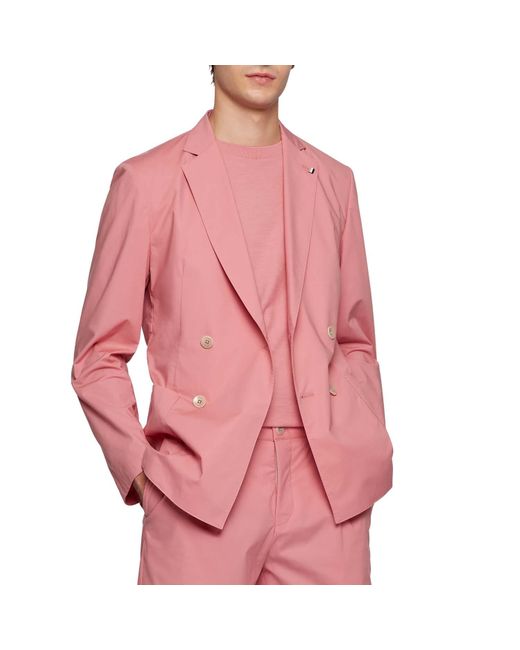 Boss Pink C-Hanry Blazer Jacket for men