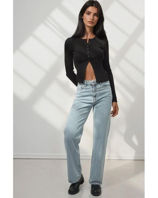 Hiccup Blue Straight Leg Denim Jeans