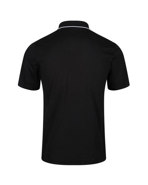 Regatta Black Maverick V Active Polo Shirt for men