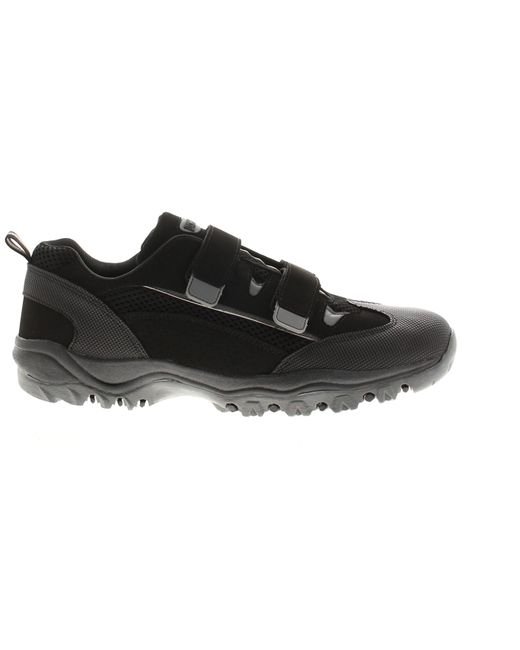 X-hiking Black Trail Shoes Carnvel Touch Fastening for men