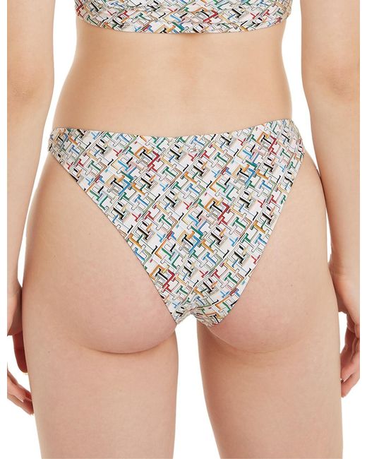 Tommy Hilfiger Multicolor Th Monogram Cheeky High Leg Bikini Brief