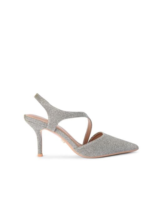 Carvela Kurt Geiger White Symmetry Court Heels