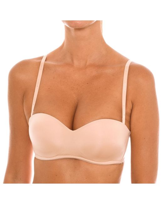 Dim Natural Wireless Bandeau Push-Up Bra 007Hf. Enhancement, Support And A Touch Of Elegance