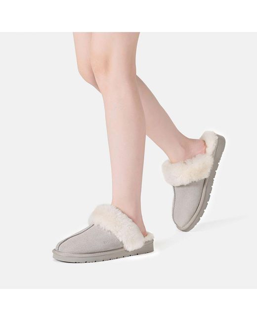 EVER AU White Raven Slippers