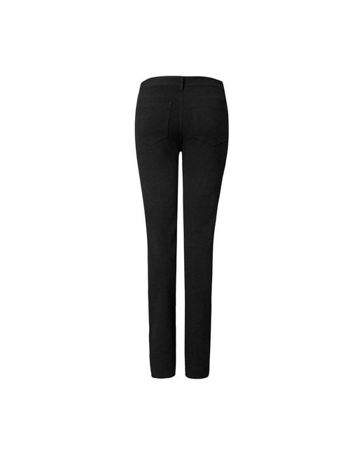 NYDJ Marilyn Straight Jeans Zwart Jersey | Black