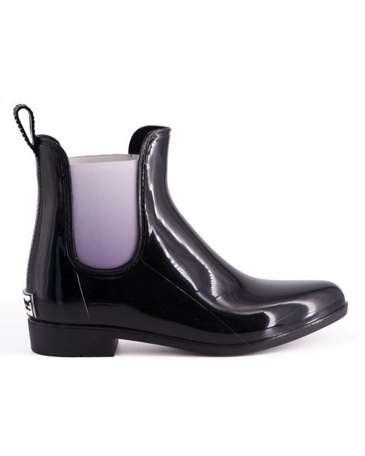 Aus Wooli Black Australia Rainboots With Sheepskin Insole Included