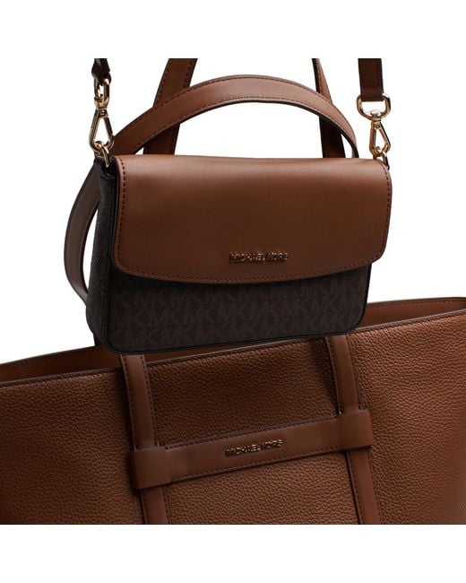 Michael Kors Brown Leather Tote Bag 2