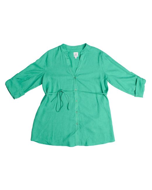 Gap Green Maternity Long Sleeve Shirt 586117