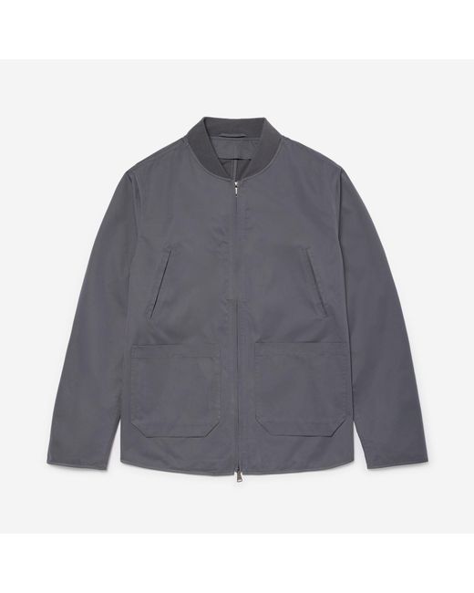Oliver Sweeney Gray Showerproof Bomber Jacket for men