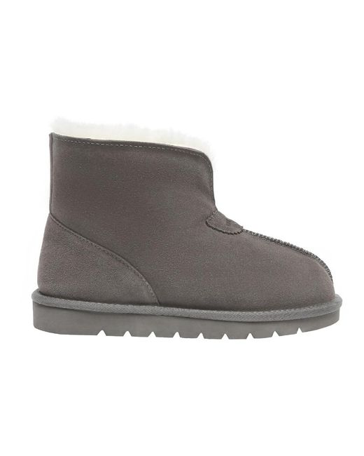 EVER AU Gray Owl Ankle Slippers