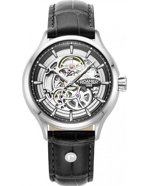 Roamer Gray 101984-41-85-05 Competence Skeleton Iv Watch for men