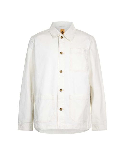 Timberland White Canvas Field Jacket (Vintage) for men