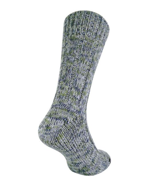 Sock Snob Gray Thick Warm 100% Wool Hiking & Walking Socks for men