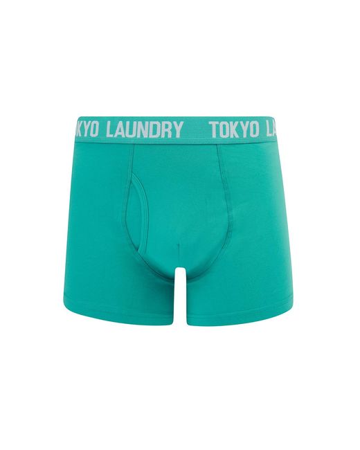 Tokyo Laundry Blue 5-Pack Cotton Boxers for men
