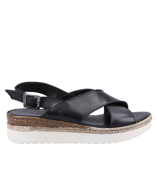 Hush Puppies Black Saphira Sandal