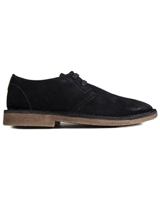 Hush Puppies Black Memory Foam Scout Shoes for men